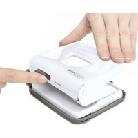 Rapesco 825 Metal 2-Hole 25 Sheets White Hole Punch