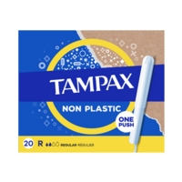 Tampax Non Plastic Tampons Regular 20 per Pack
