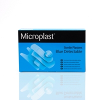 Blue Detectable Plasters Senior Strip Box of 100