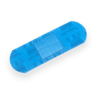 Blue Detectable Plasters Senior Strip Box of 100