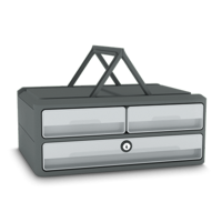 Screen Mount Module & locking Drawers 9-121S