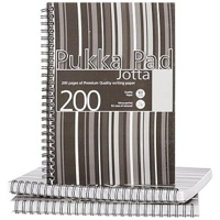 Pukka A5 Wirebound Jotta Notebook Black Pack of 3