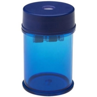 Barrel One Hole Manual Pencil Sharpener Blue