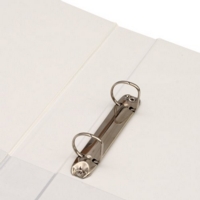 A5 Presentation 2-Ring 25mm Binder White SINGLE