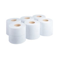 Mini Jumbo Toilet Roll 150m 76mm Core Pack of 12