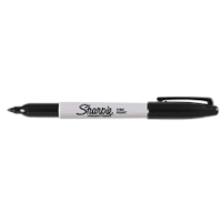 Sharpie Fine Point Permanent Marker Black SINGLE PEN