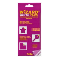 Multi-Purpose Adhesive White Tack 140g SINGLE PACK