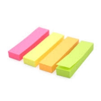 Paper Page Neon Index Assorted Colour Tabs