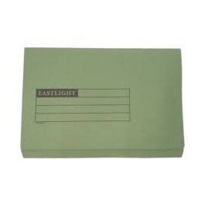 Eastlight Foolscap Document Wallets Green Pack of 50