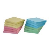 Pastel Sticky Note Cube Pad 75mm x 75mm Pack of 12