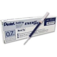 Pentel Energel 0.7mm Blue Permanent Ink Refill Box of 12