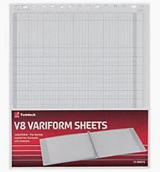 Variform V8 14 Column Cash Refill Pk75