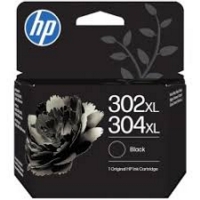 HP 302XL/304XL Black Ink Cartridge 300 Page Yield EACH