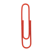 Assorted Colour 33mm Paperclips Tub of 250