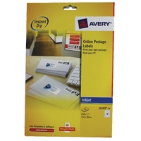 Avery Small Stamp Online Post Lables  25S Wht