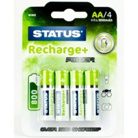 Status Ultra Rechargeable AA Batteries, Pack 4 Status Ultra Rechargeable AA Batteries, Pack 4