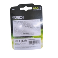 Status Ultra Rechargeable AAA Batteries Pack of 4
