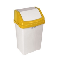 Flip Top Bin, Yellow
