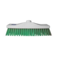 Stiff Bristle 12” Hygiene Broom Head Green