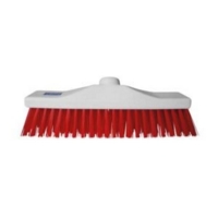 Stiff Bristle 12” Hygiene Broom Head Red