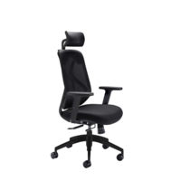 Maldinii High Back Exec Chair, Black Frame and Seat Maldinii High Back Exec Chair, Black Frame and Seat