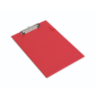 A4 Standard PVC Clipboard Red SINGLE