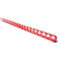 16mm Plastic Binding Combs Red Pack of 100