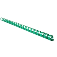 10mm Plastic Binding Combs Green Pack of 100