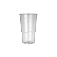 Plastic Half Pint Disposable Drinking Glasses Sleeve of 50