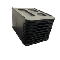 Desktop 8 Drawer Tower Storage Unit Black