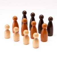 Diverse Peg People - PK12