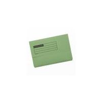 Eastlight Foolscap Document Wallets Green Pack of 50