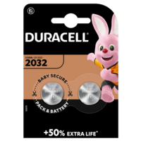 Duracell Batteries, CR2032 Twin Pack   DL2032