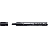 Edding 2000C Permanent Black Markers Box of 10