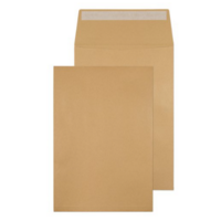C4 Manilla Gusset Plain 130gsm Envelopes Box of 125