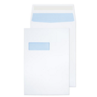 C4 Gusset White Window 120gsm Envelopes Box of 125
