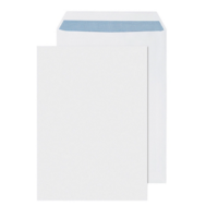 C4 White Plain 100gsm Low Use Pack Envelopes Pack of 25