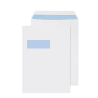 C4 White Window 100gsm Low Use Pack Envelopes Pack of 25