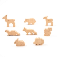 FSC Wooden British Wildlife Animals PK8