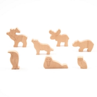 FSC Wooden Cold Environments Animals PK7
