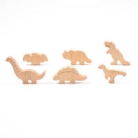 FSC Wooden Dinosaurs PK6
