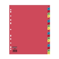 A4 Manilla A-Z File Dividers Assorted Colours
