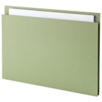 Guildhall Square Cut 315gsm Green Folders Pack of 100