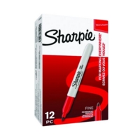 Sharpie Fine Markers Red Markers Box of 12
