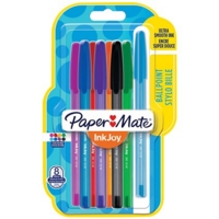 Inkjoy 100 Ball Pen Assorted Pack 8 1927074 Inkjoy 100 Ball Pen Assorted Pack 8 1927074