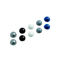 Maul 30mm Asstd Dome Magnet Pk10