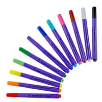 Manuscript Colour Broad Assorted Markers Pack of 12