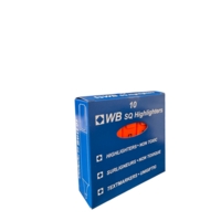 Square Highlighters Chisel Tip Orange Pack of 10