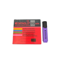 Square Highlighters Chisel Tip Purple Pack of 10