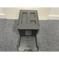 Eight Drawer Unit Black